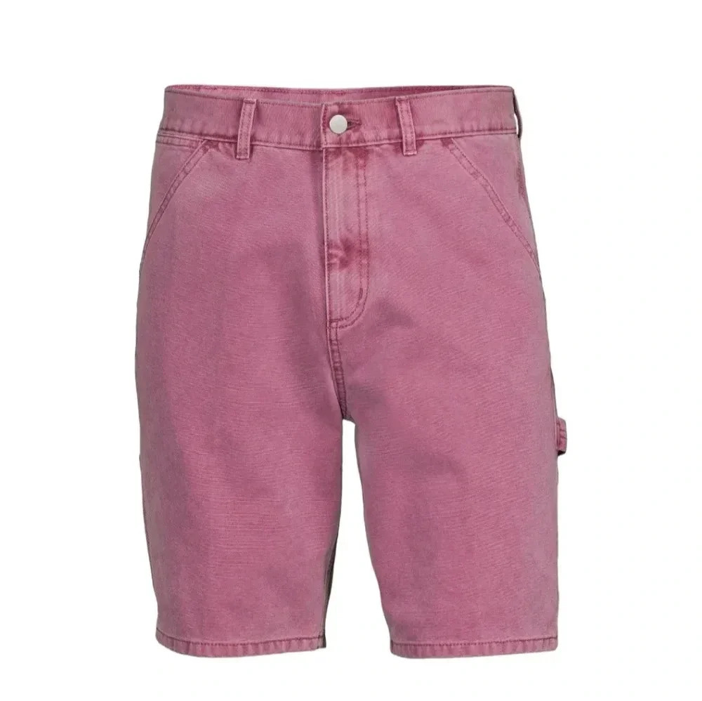 No Boundaries Men’s 9” Relaxed Fit Carpenter Shorts Color: Meadow Mauve/Plum NWT